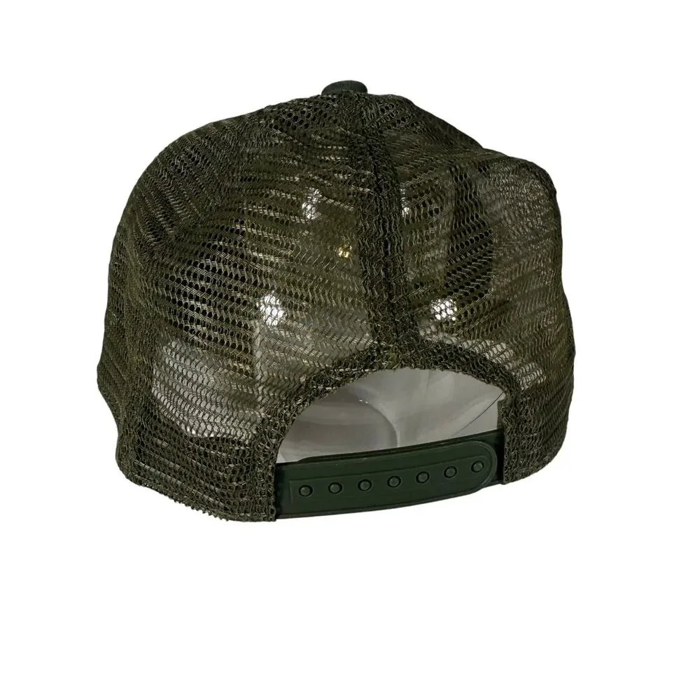 Crazy 8 Boys Camo Trucker Hat Green Mesh Snapback Adjustable 